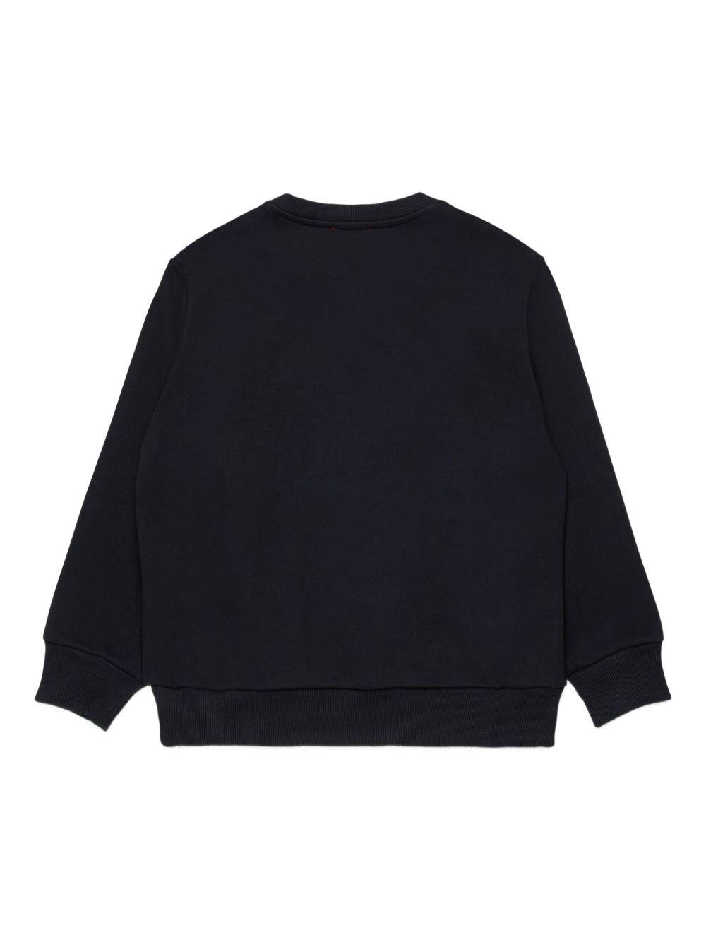 Sweatshirt with shadow logo print J02627 KYAZ3K900 DIESEL KIDS