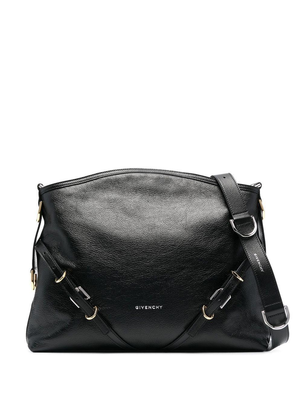 Grained-leather shoulder bag<BR/><BR/><BR/> BB50SSB1Q7 001 GIVENCHY