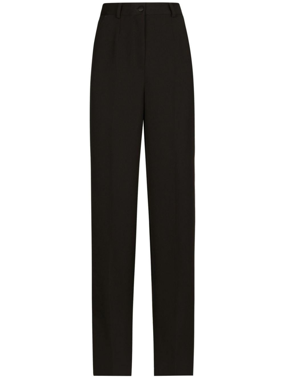 Tailored gabardine trousers<BR/><BR/><BR/> FTC8ZT FU21EN0000 DOLCE & GABBANA