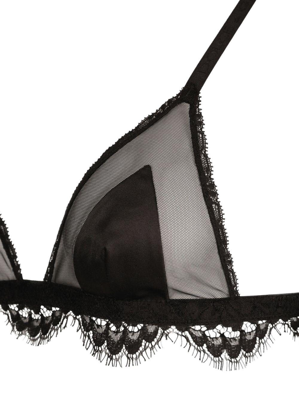 Lace-detailing semi-sheer bra O1E31T ONN35N0000 DOLCE & GABBANA