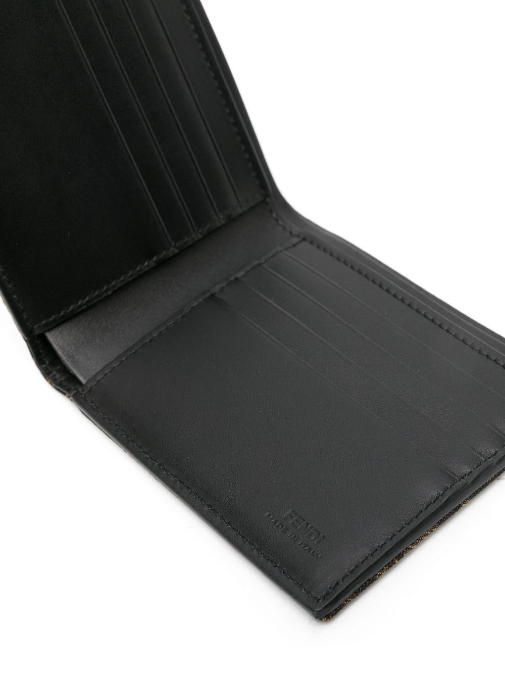FF-jacquard leather wallet<BR/><BR/><BR/> 7M0169 ALWKF0L3T FENDI