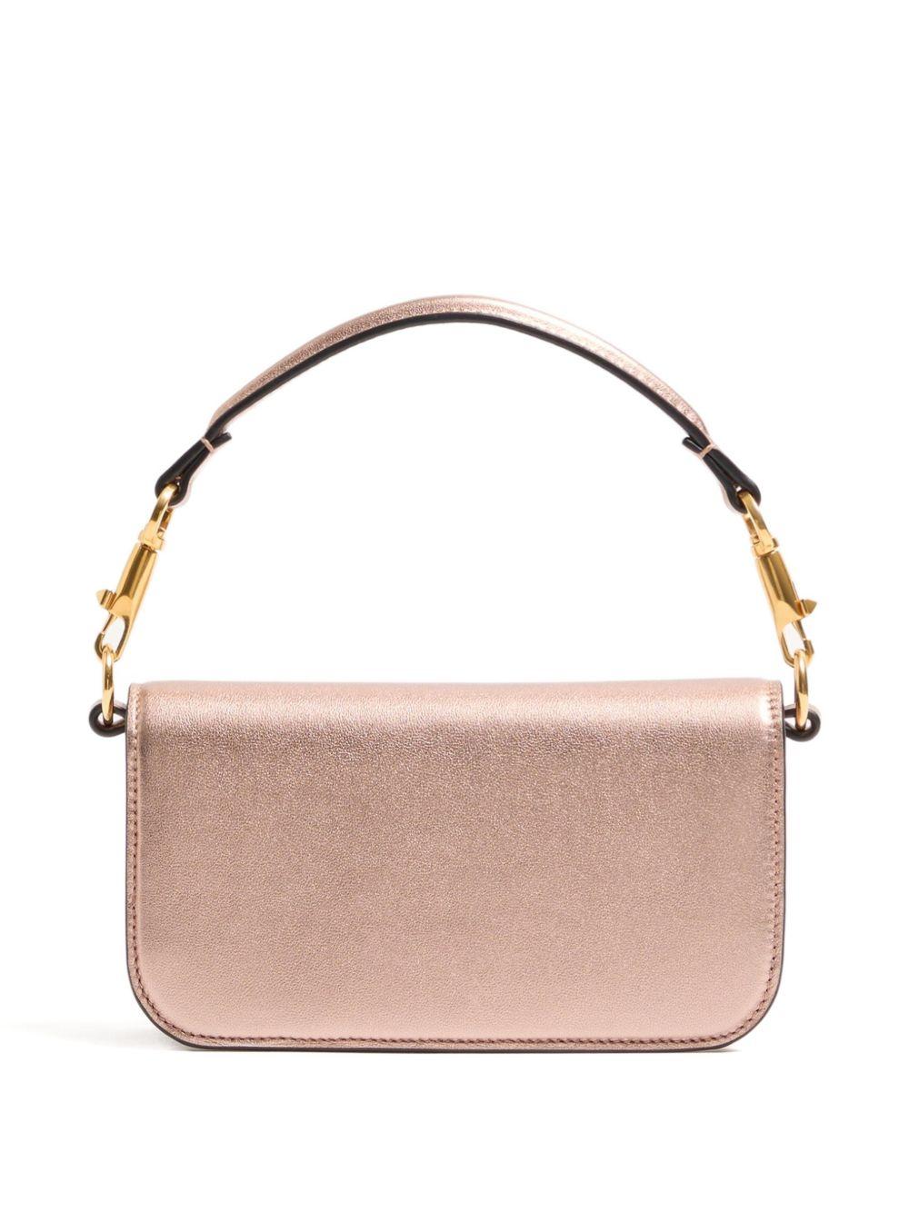 Locò Small Shoulder Bag in Laminated Calfskin with Jewel Logo 8W2B0K53LNK C2E VALENTINO GARAVANI