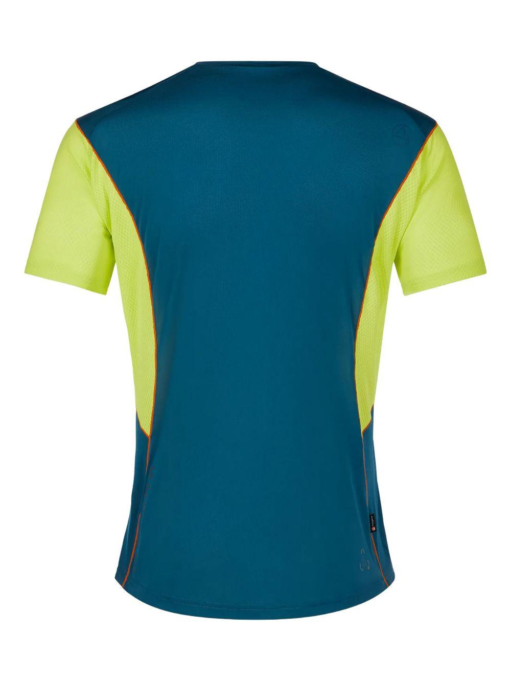 Neon gree/blue Resolute t-shirt P75639729 STORM BLUE/LIME PUNCH LA SPORTIVA