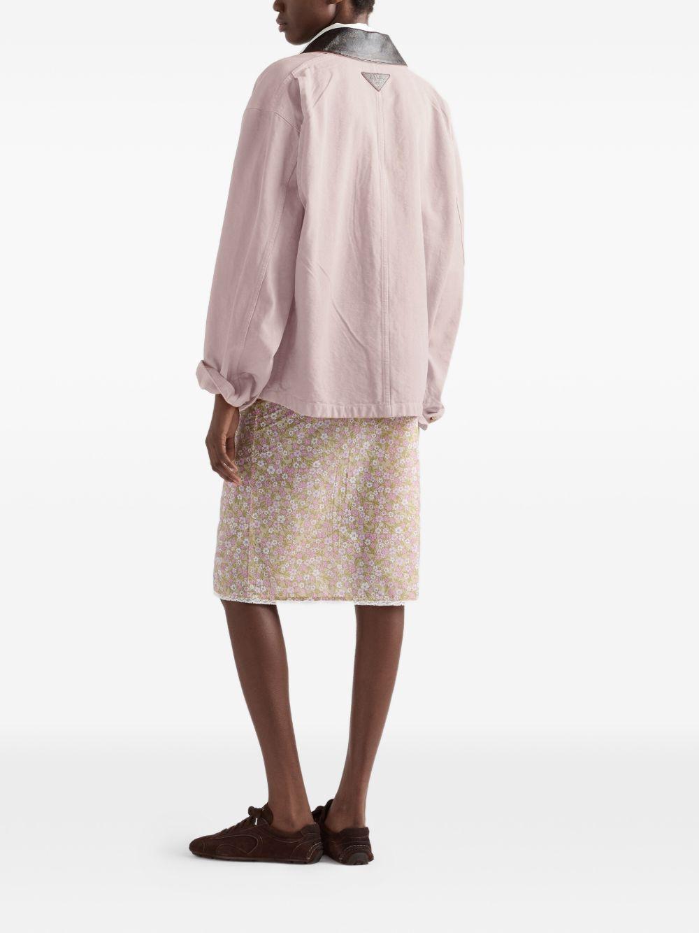 Floral print Re-Nylon midi-skirt 21H03719DI S-OOOF0E18 PRADA