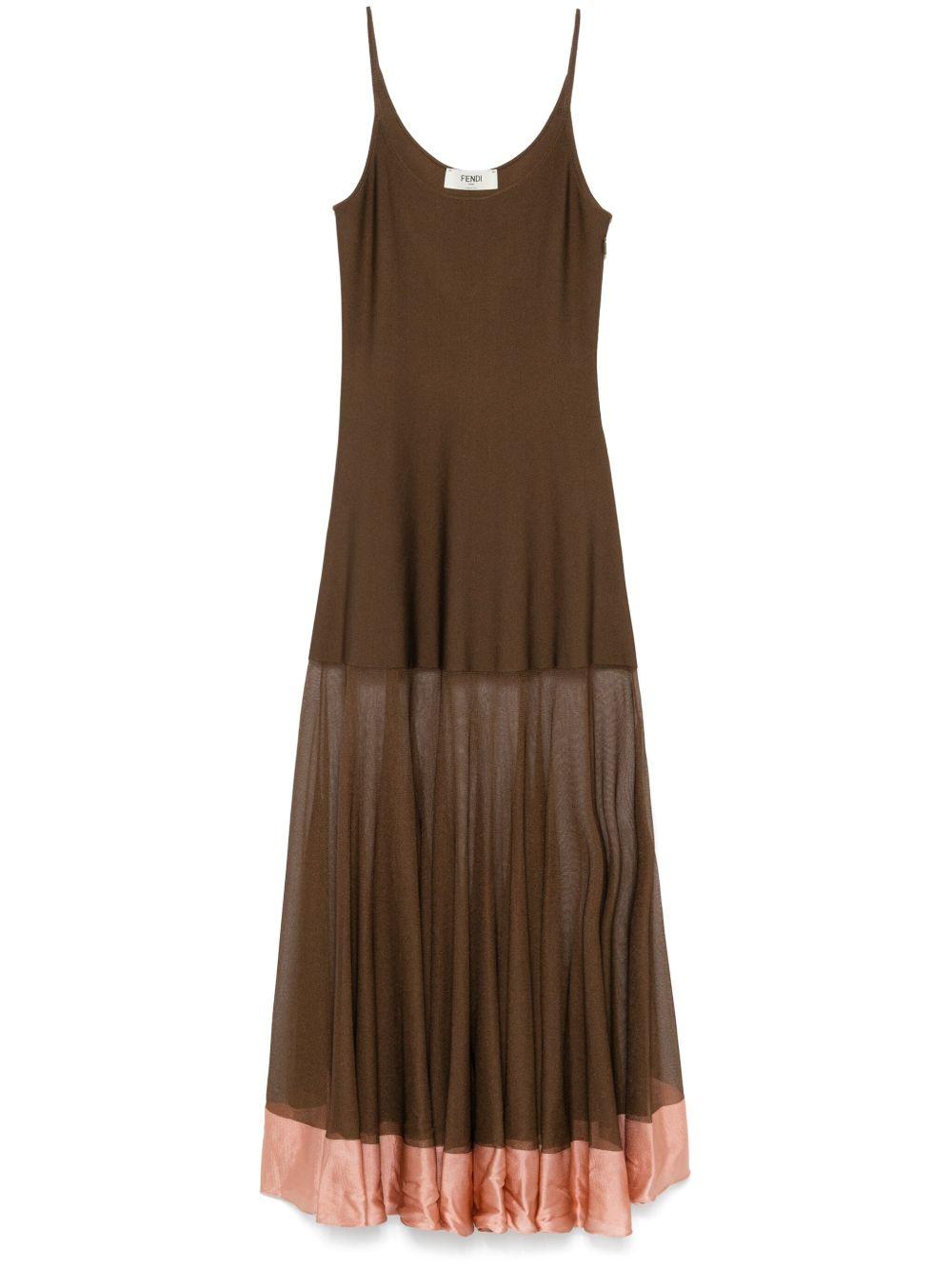 Knitted maxi dress<BR/><BR/> FZDD39 AUHRF1RXA FENDI