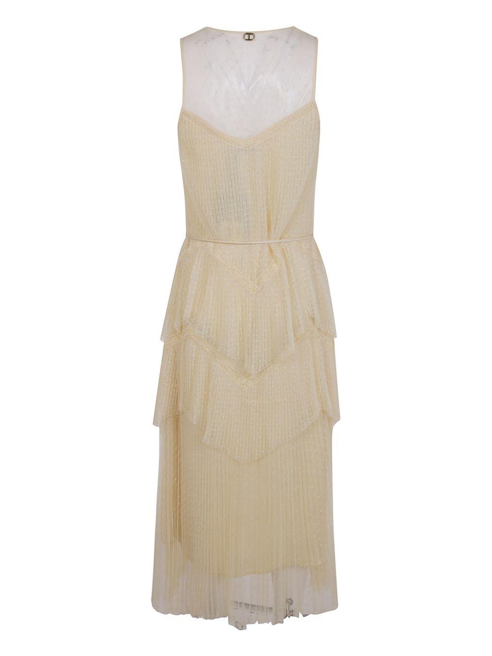 Colourblock midi dress<BR/><BR/><BR/> 251TP2511 12143 TWINSET