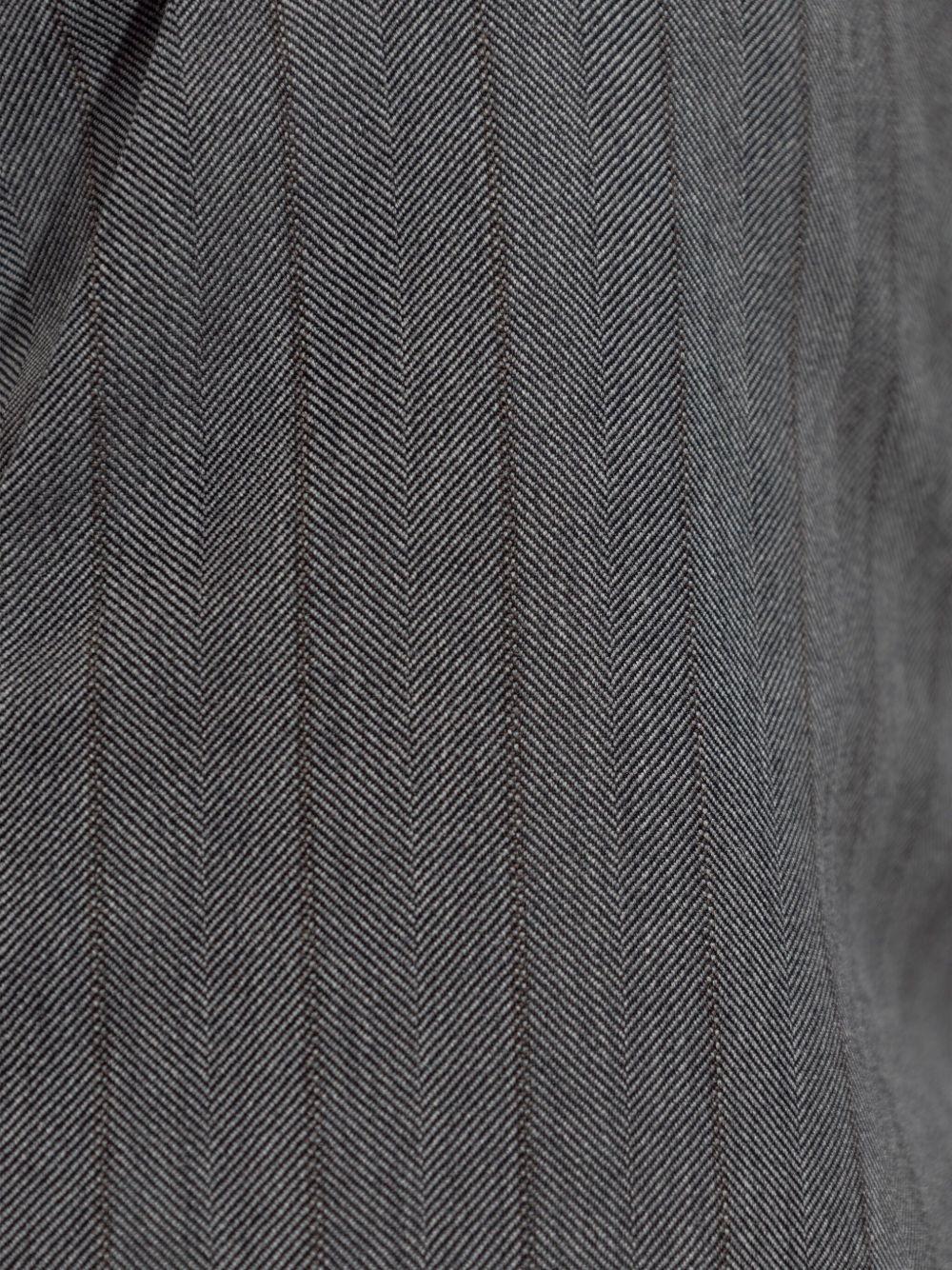 Herringbone Bumster Trousers 838792 QJAFE1121 ALEXANDER MCQUEEN