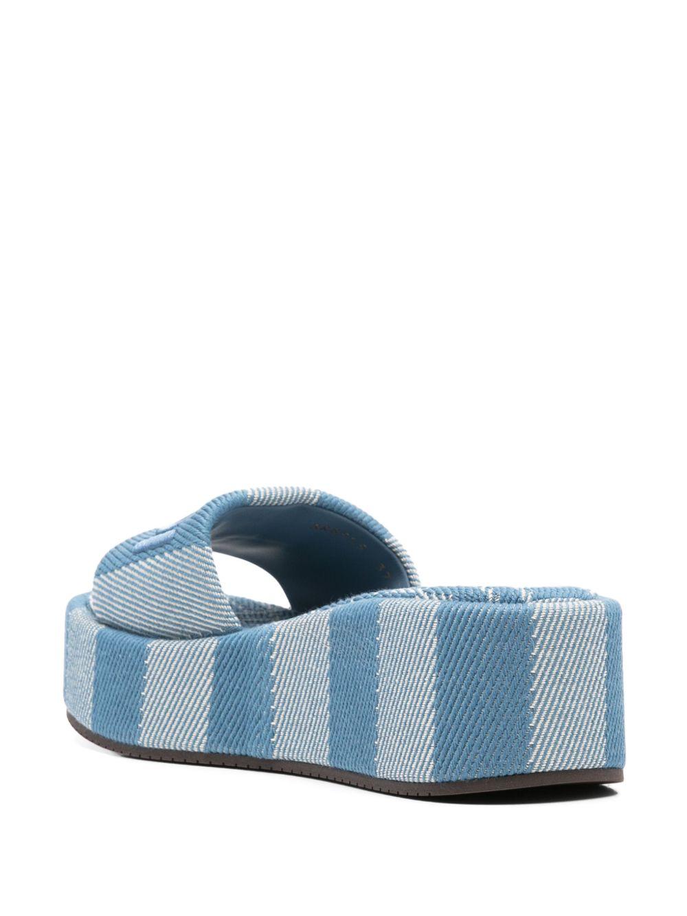 Logo-embroidered slides<BR/><BR/> 8R8515 ASB5F1STD FENDI