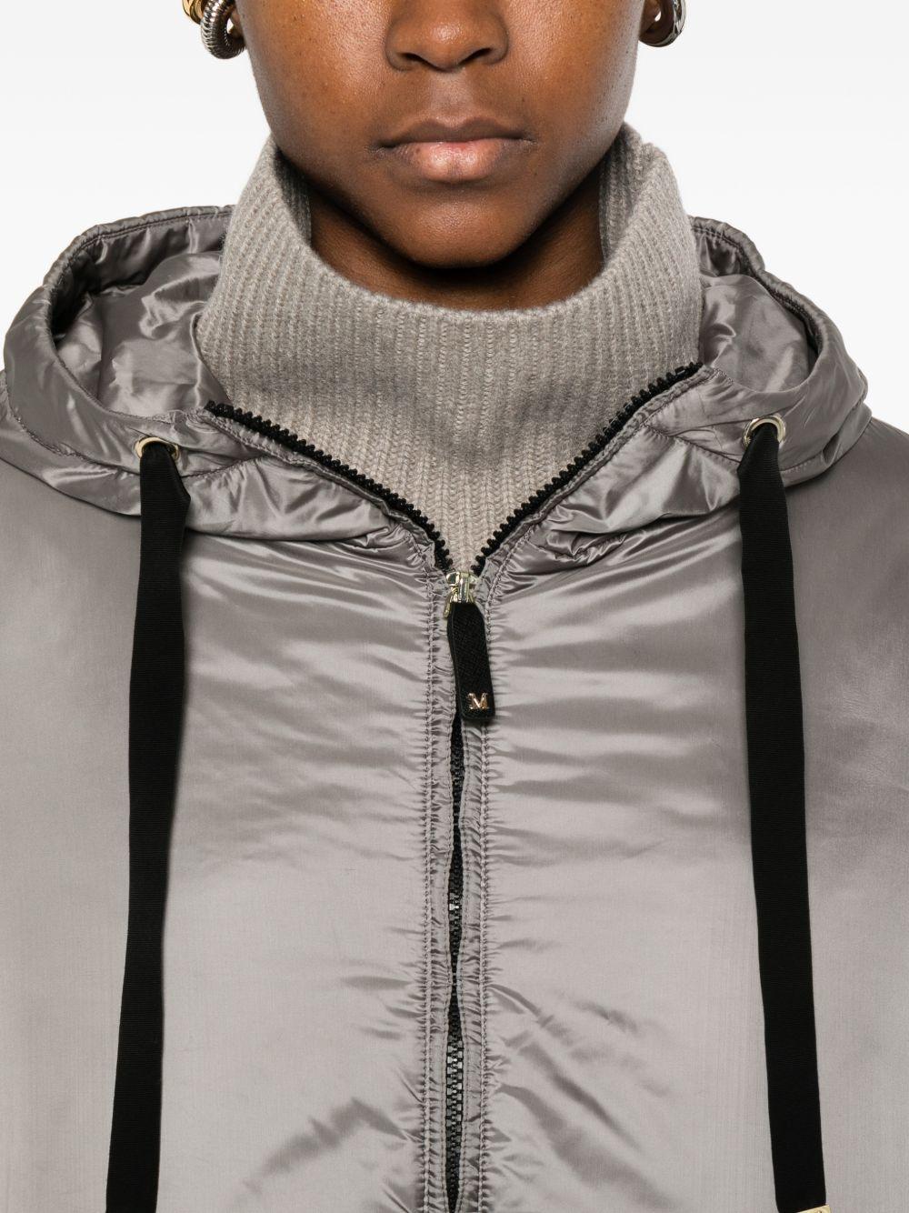 Cameluxe padded jacket with hood 2619481044 GREENH024 MAX MARA THE CUBE