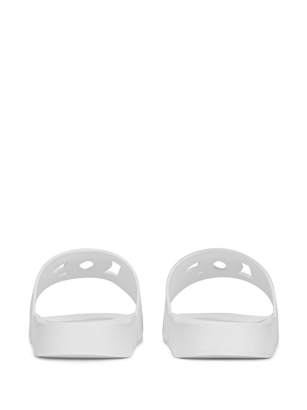 White Cut-out logo sliders CS2079 AO66680001 DOLCE & GABBANA