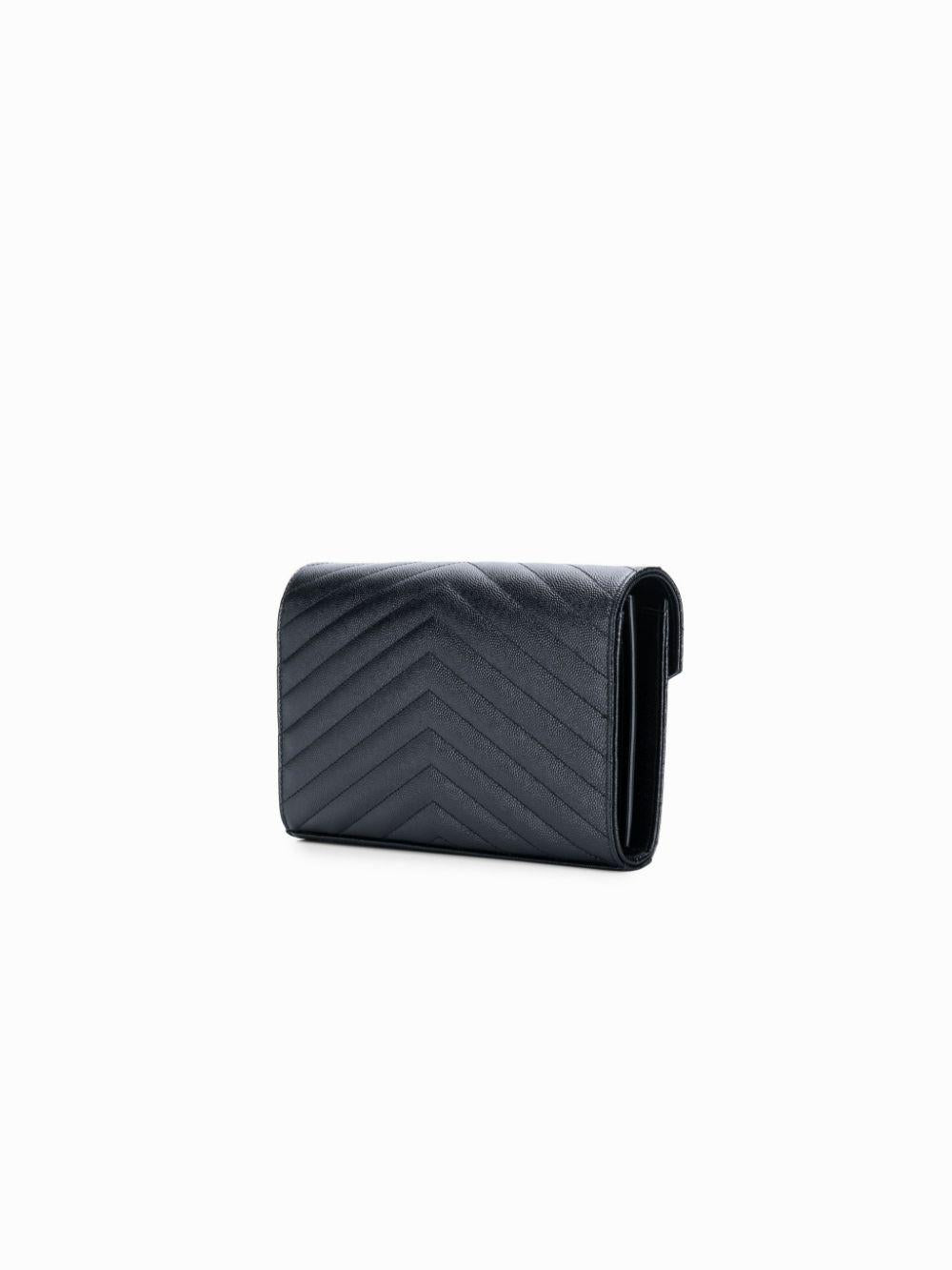 Cassandre chain wallet 377828 BOW021000 SAINT LAURENT