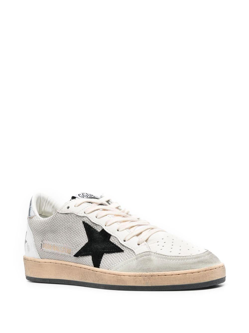 BALLSTAR NAPPA UPPER TOE AND SPUR SUEDE STAR LEATHER HEEL GMF00117 F00321581780 GOLDEN GOOSE