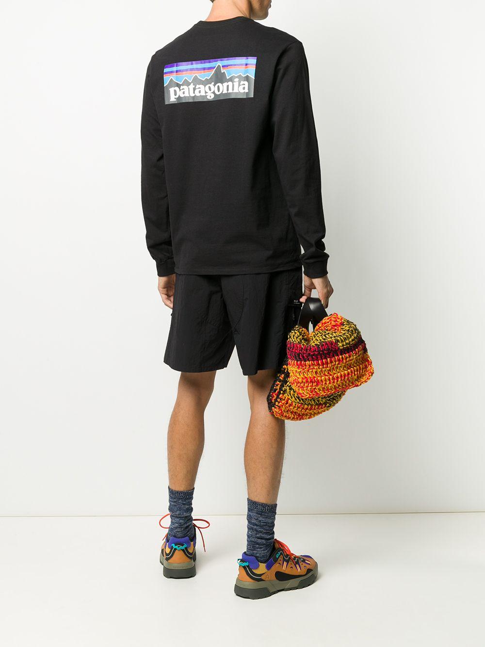 P-6 long-sleeved T-shirt<BR/><BR/> 38518 BLK PATAGONIA