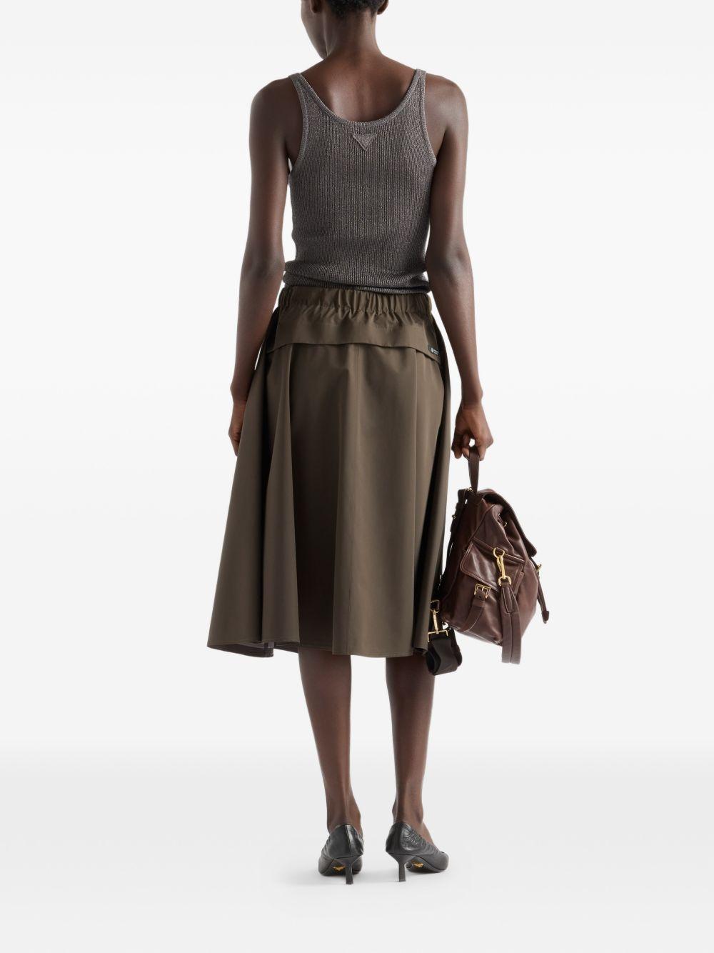 Technical fabric circle skirt 21H02518UU S-OOOF0334 PRADA