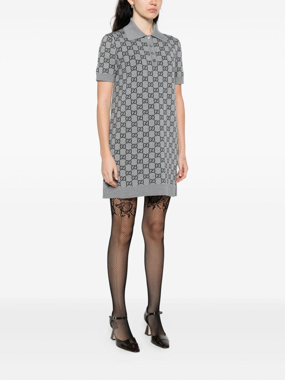 GG wool jacquard polo dress 836164 XKEJP1045 GUCCI