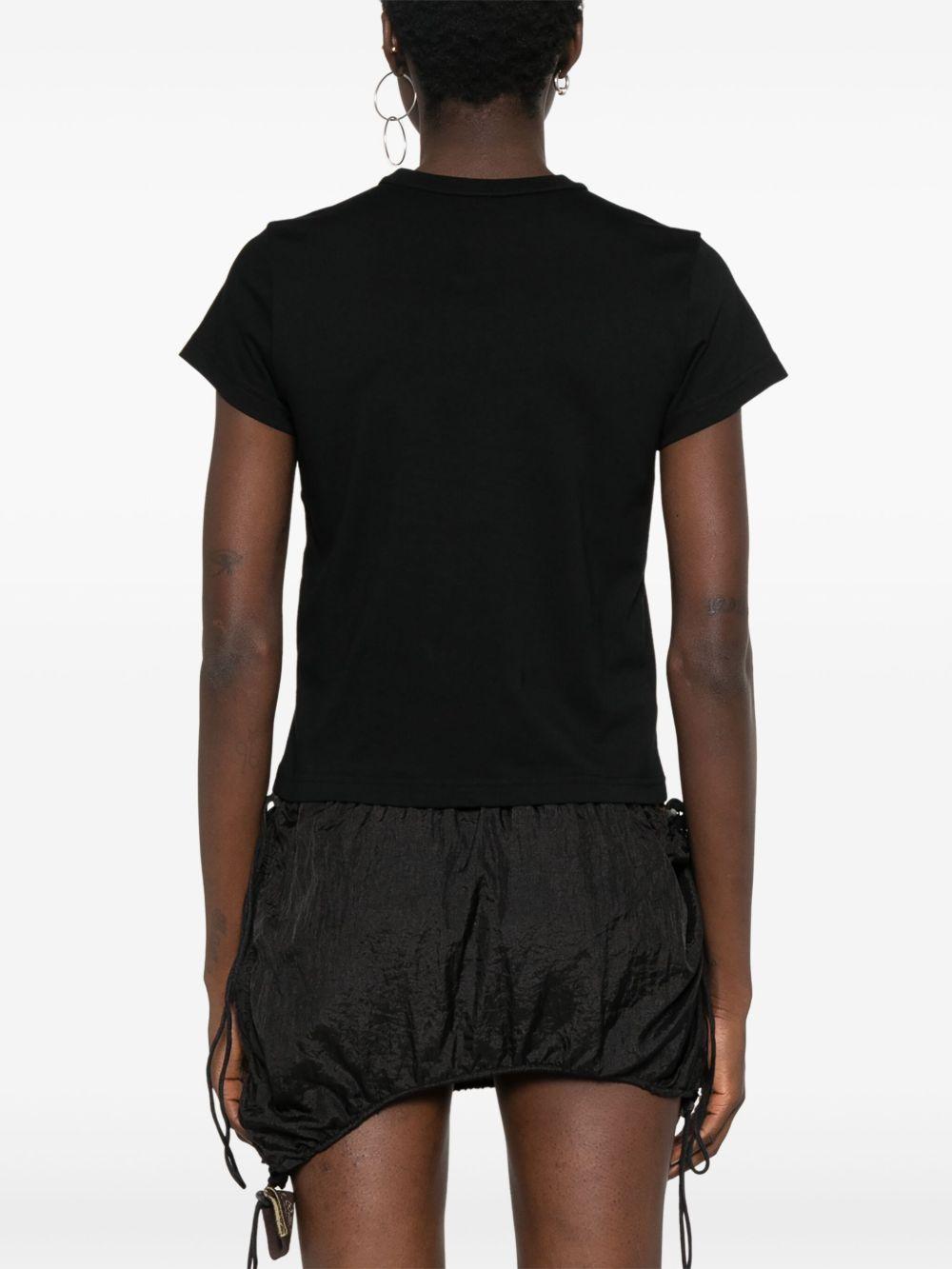 Logo-print T-shirt<BR/><BR/><BR/> 4CC3241521 001 ALEXANDER WANG
