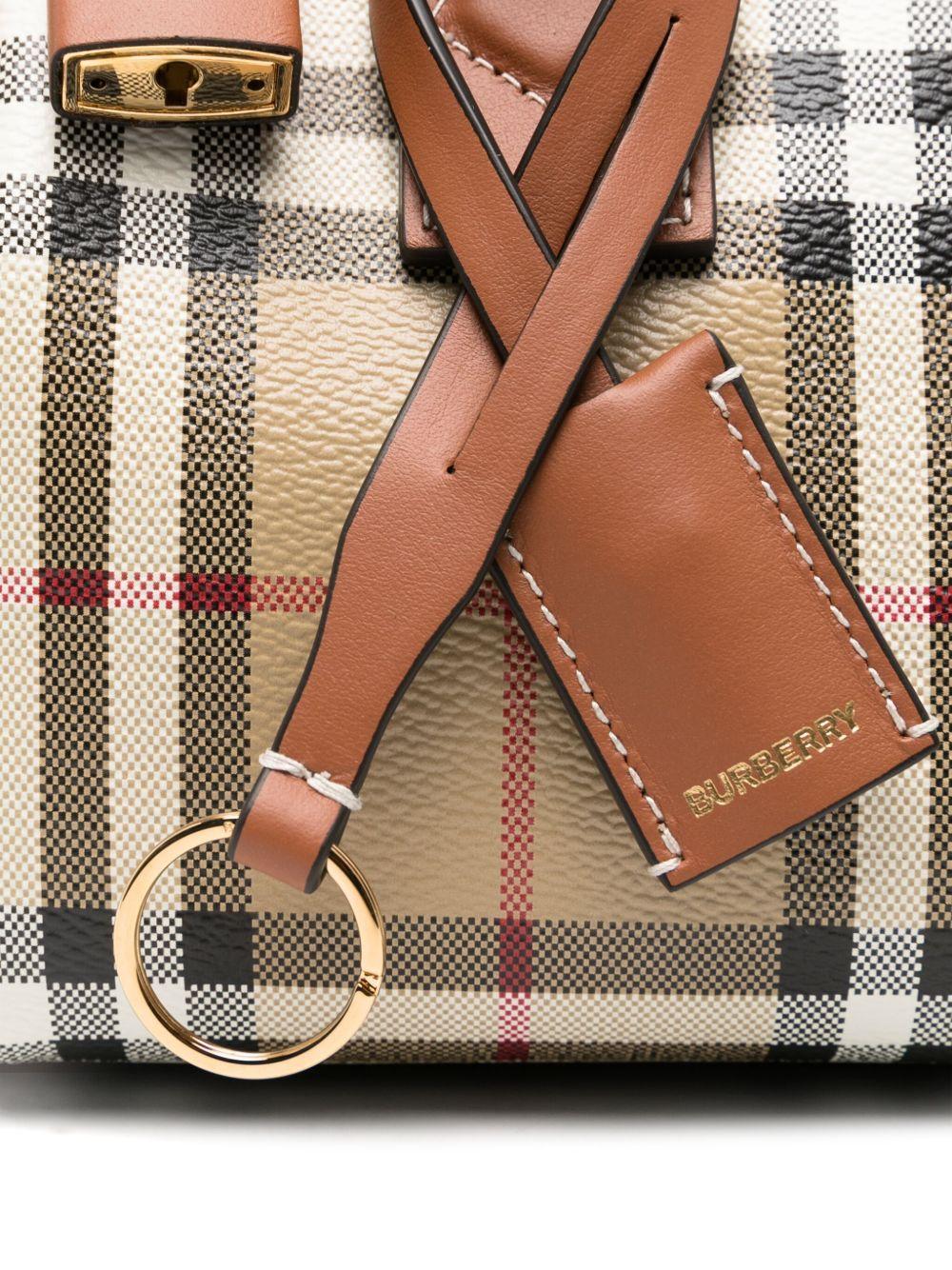 Mini Check Bowling Bag 8092130 A9534 BURBERRY