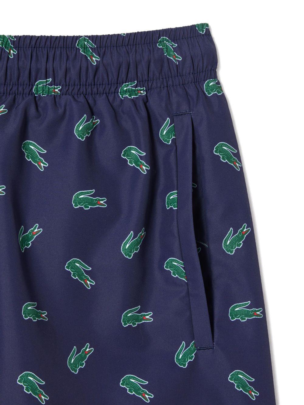 Swimsuit with crocodile print MH7188 IC3 LACOSTE