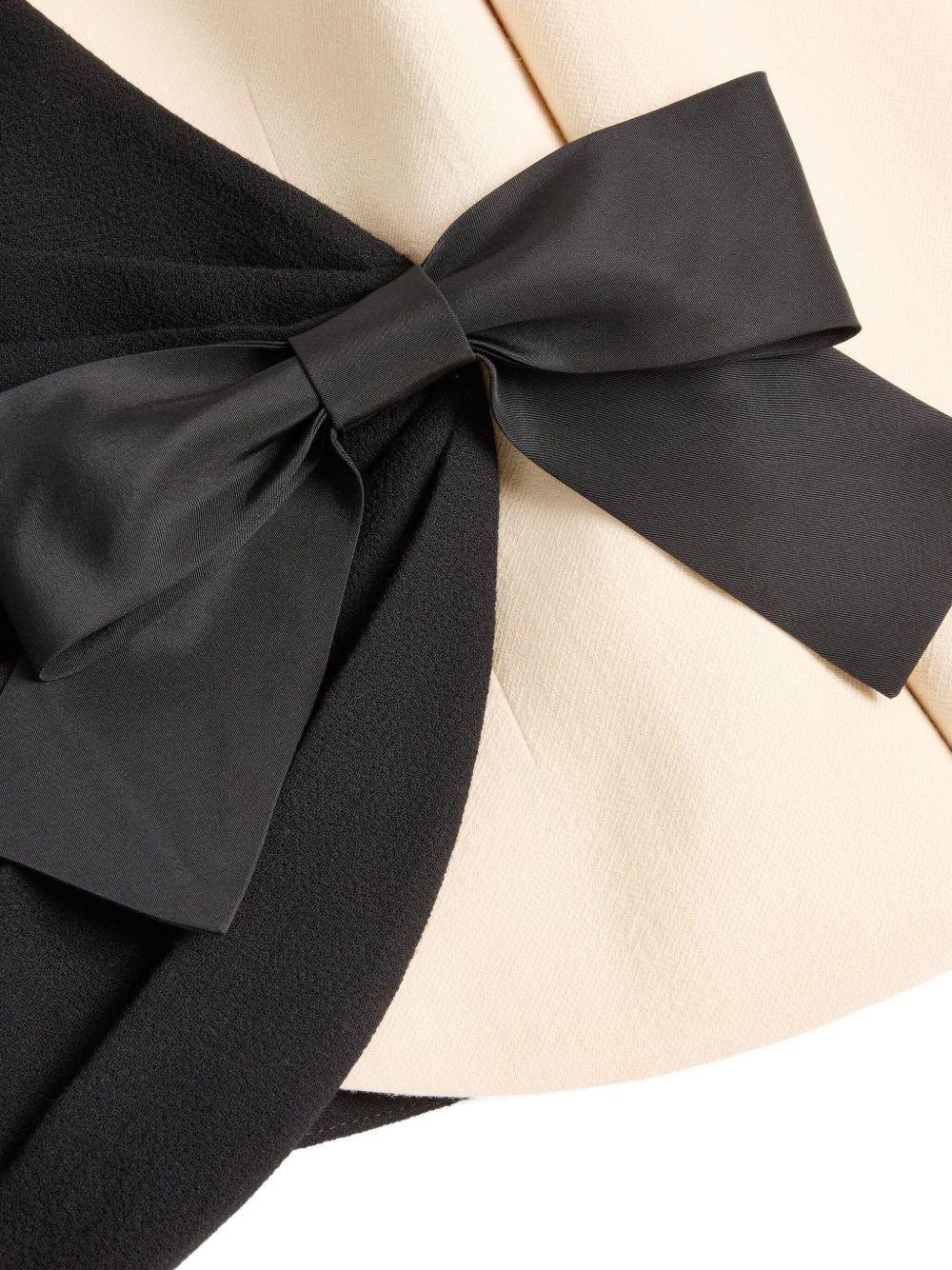 Wool Crepe Jacket With Contrasting Bow 7B0CE5209Q0 TB1 VALENTINO GARAVANI