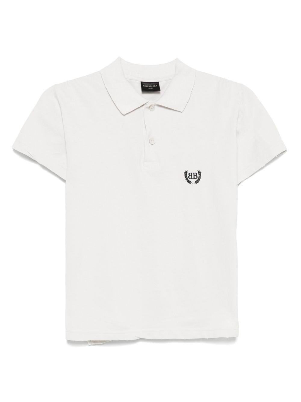 Laurel Classic Polo Shirt 833244 TSVC79012 BALENCIAGA