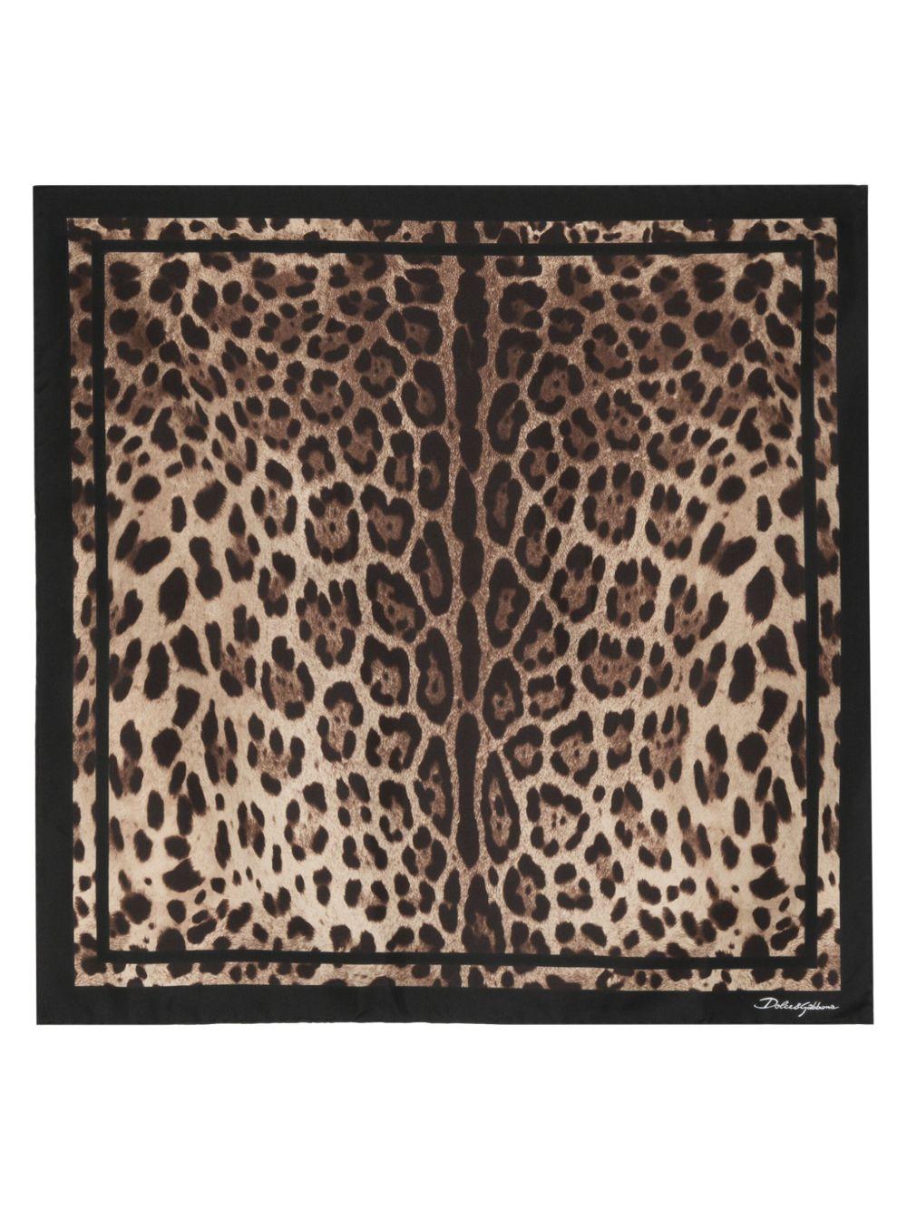 leopard-print silk scarf FN092R GDCF5HN13M DOLCE & GABBANA