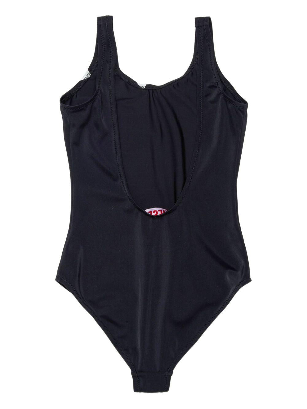 Swimsuit in solid colour with maxi logo J02716 KYAG8K900 DIESEL KIDS