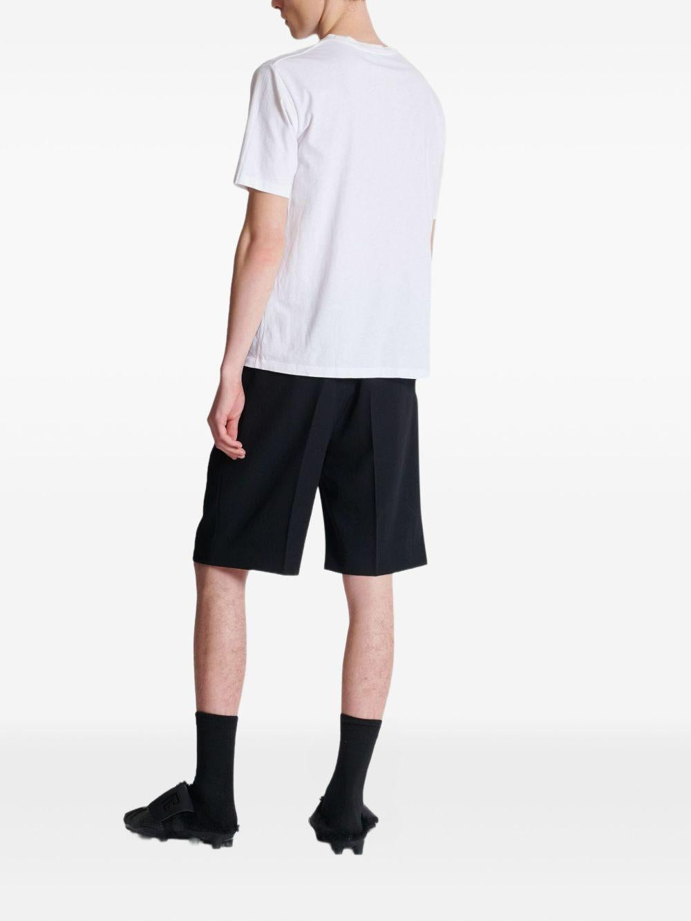 T-shirt with Balmain Paris print FH1EG000BB73 GAB BALMAIN