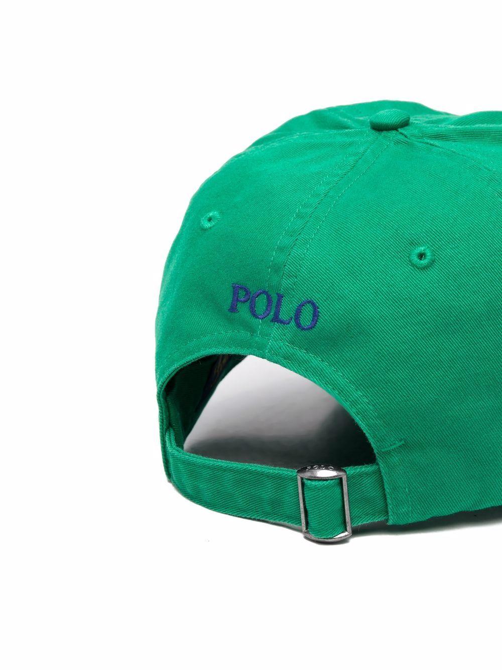 Logo-embroidered cotton cap 710667709 081BILLARD GREEN POLO RALPH LAUREN