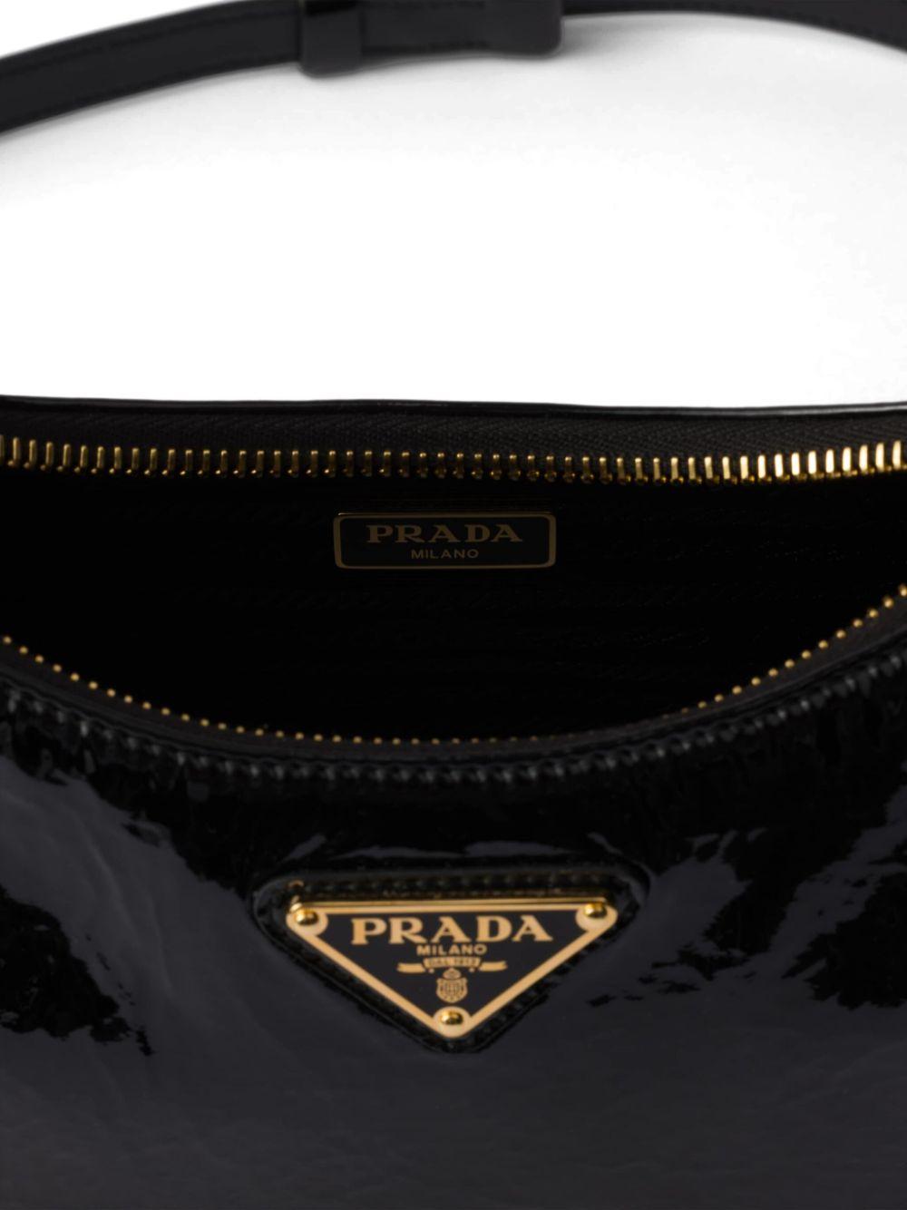 Re-Edition patent leather shoulder bag 1BC204 2DNTF0002 PRADA