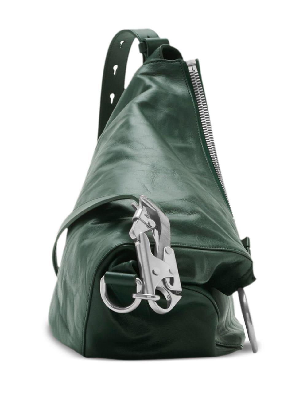 Knight leather tote bag<BR/><BR/><BR/> 8083344 B7325 BURBERRY