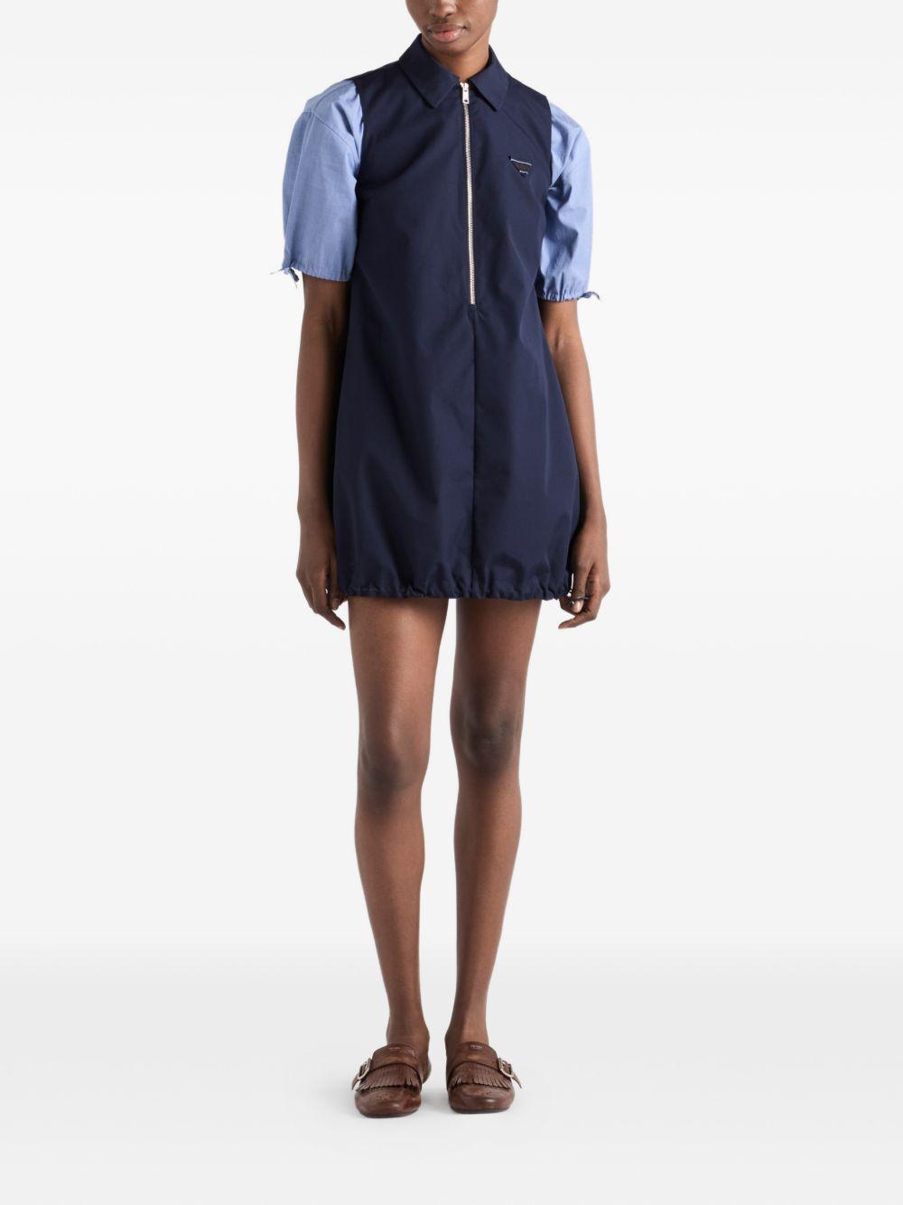 Poplin mini-dress P3Q81187P S-OOOF0008 PRADA