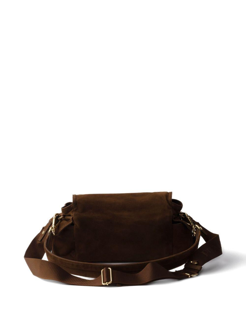 Explore medium nappa shoulder bag with flap 1BD394008 V-NOOF0324 PRADA