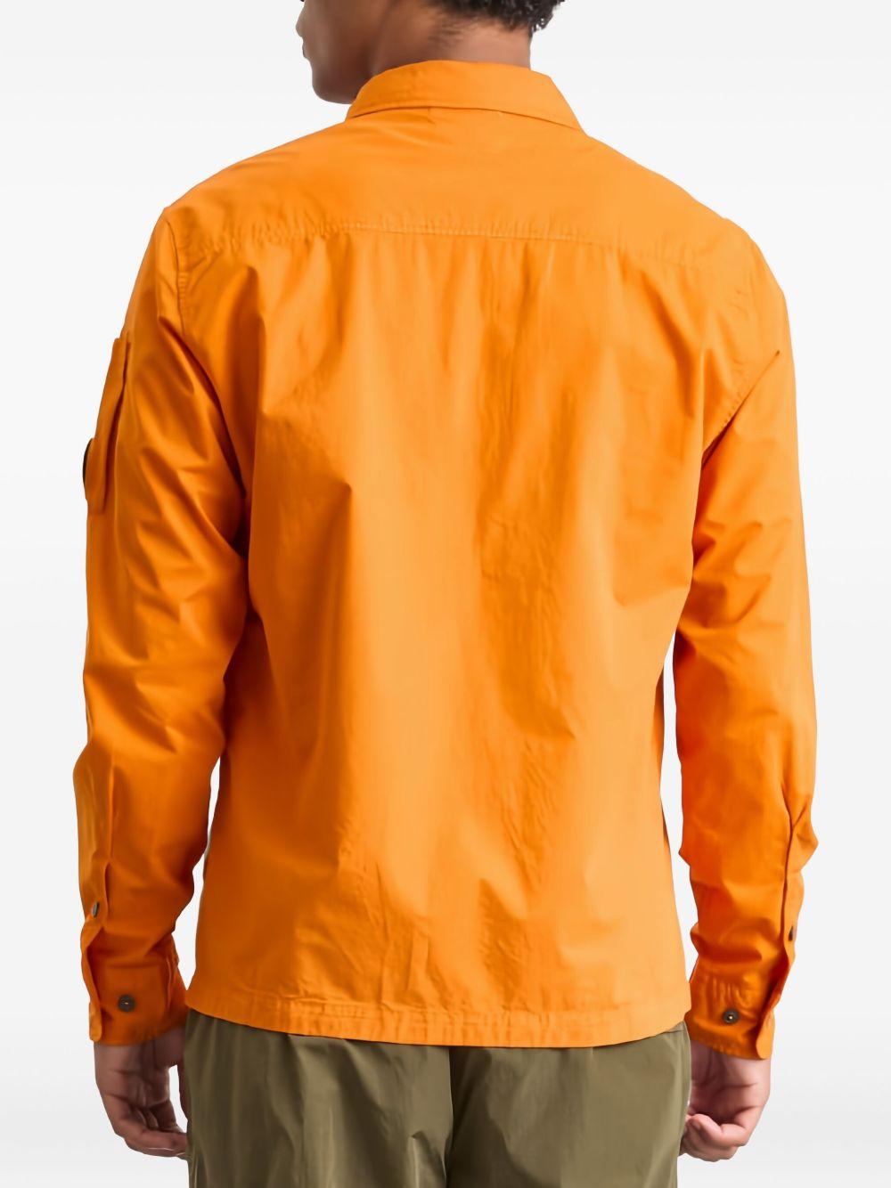 Organic Gabardine Zipped Overshirt 19CMOS705A 110143G434 C.P. COMPANY