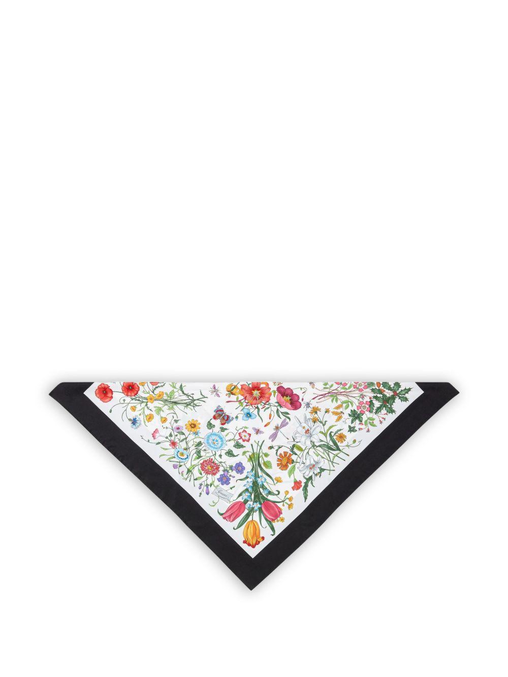 Printed silk headband 862732 3GAQR9060 GUCCI