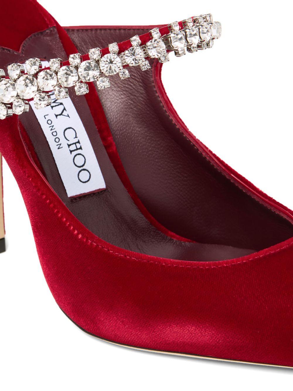 Bing 100 sandals BING100VEL RUBYRED JIMMY CHOO