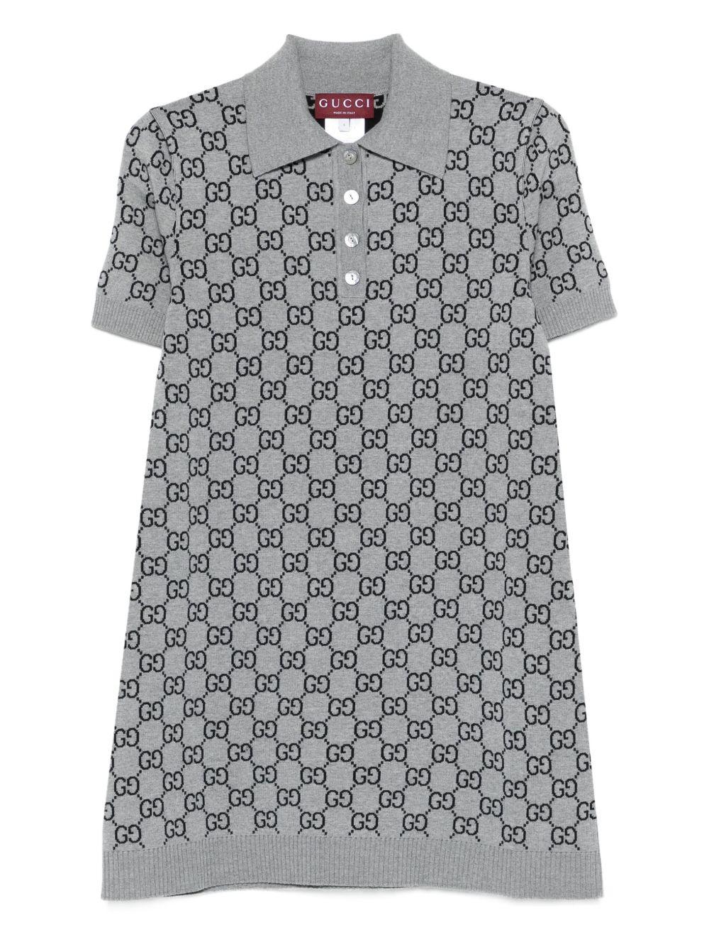 GG wool jacquard polo dress 836164 XKEJP1045 GUCCI
