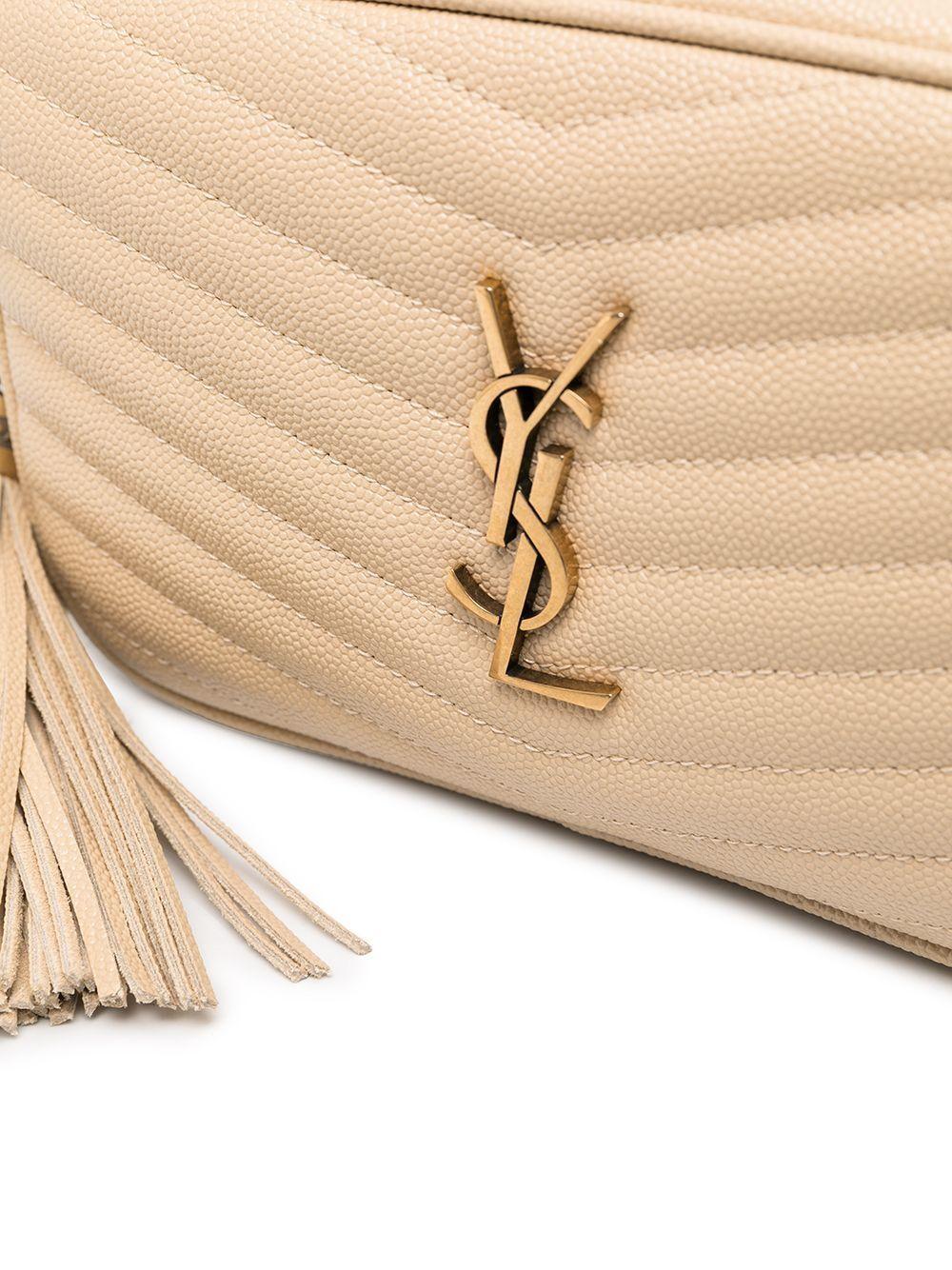 Lou mini bag in quilted gran de poudre embrossed leather 612579 1GF079141 SAINT LAURENT