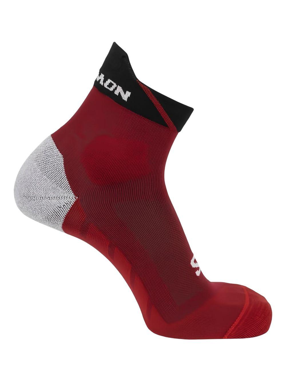 Logo short socks LC2165300 RED DAHLIA/BLACK/POPPY SALOMON