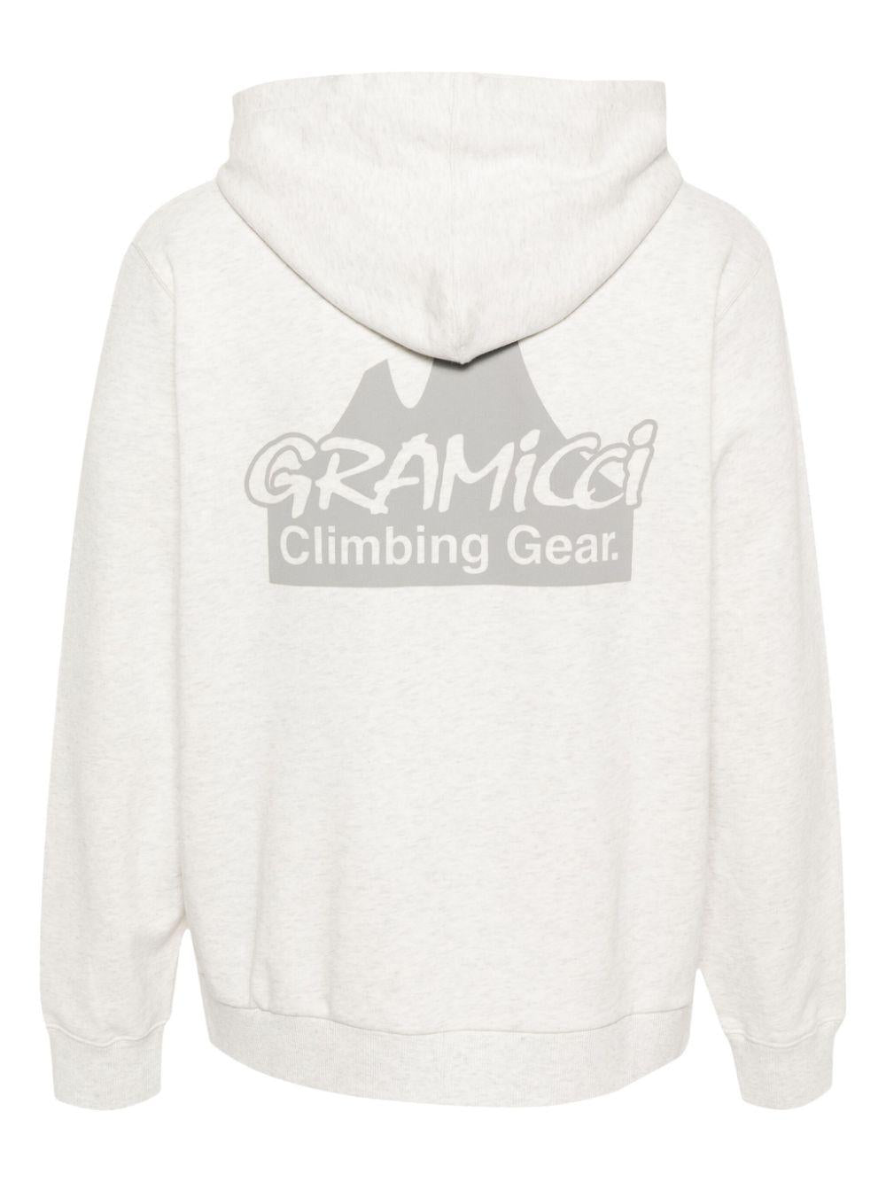 Logo hoodie G3FU J078ASH HEATHER GRAMICCI