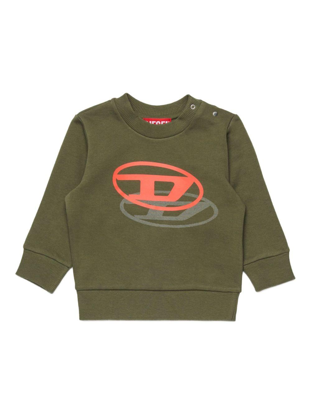 logo sweatshirt K00753KYAVFS ALEBK511 DIESEL KIDS