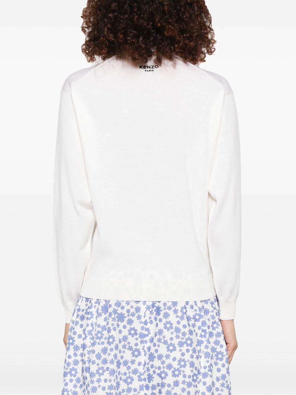 Lo flower sweatshirt FF52PU7123LB 02 KENZO