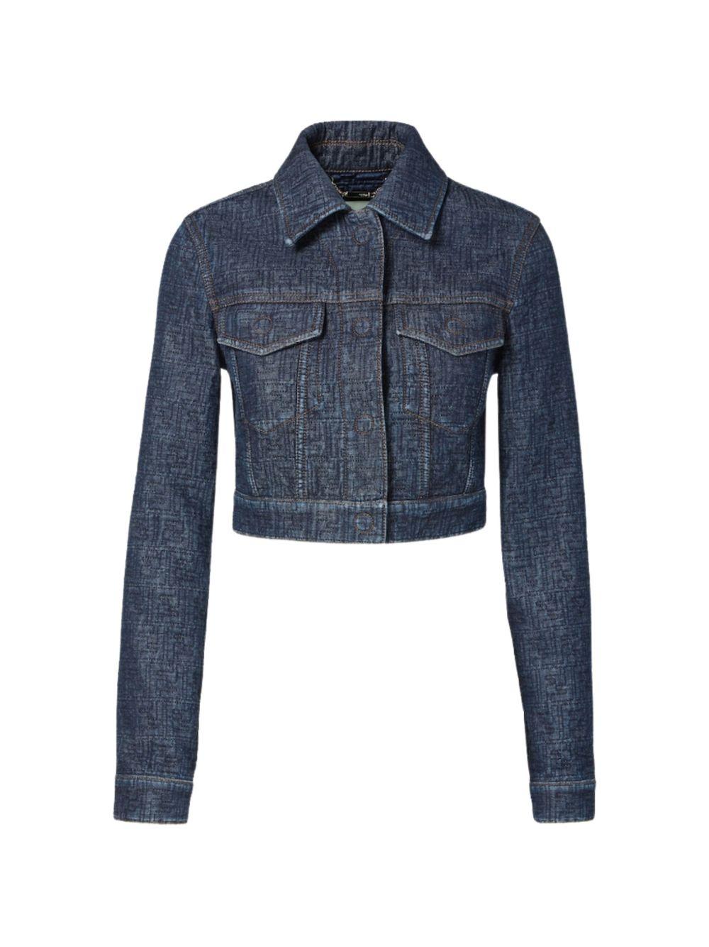 FF denim jacket FLF834 AW82F1UKI FENDI