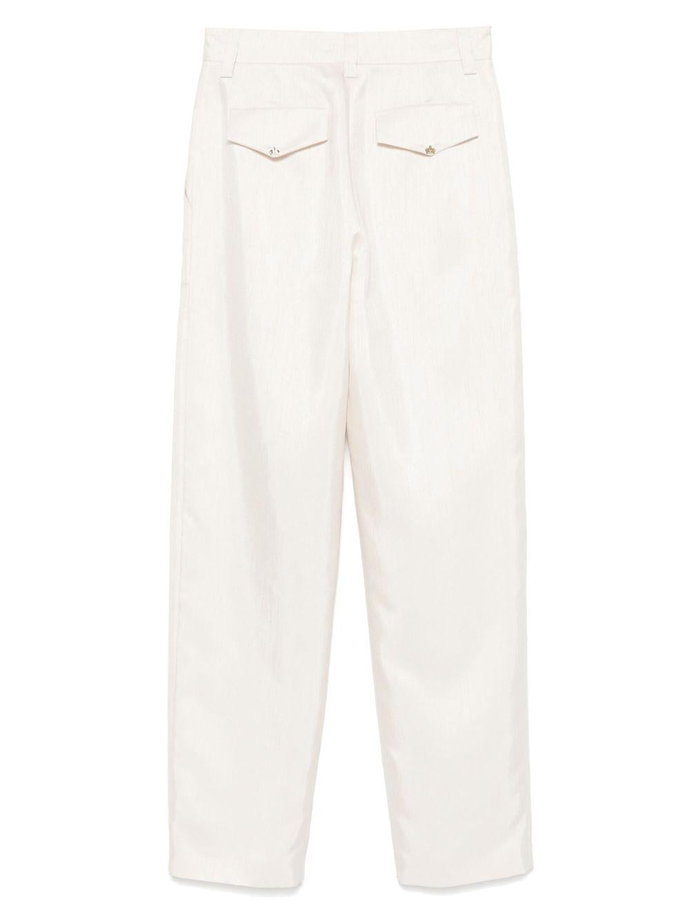 Textured trousers 78AAA109 N0511716 GENNY