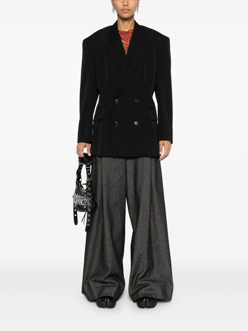 Cinched wool blazer 773357 TNT391000 BALENCIAGA