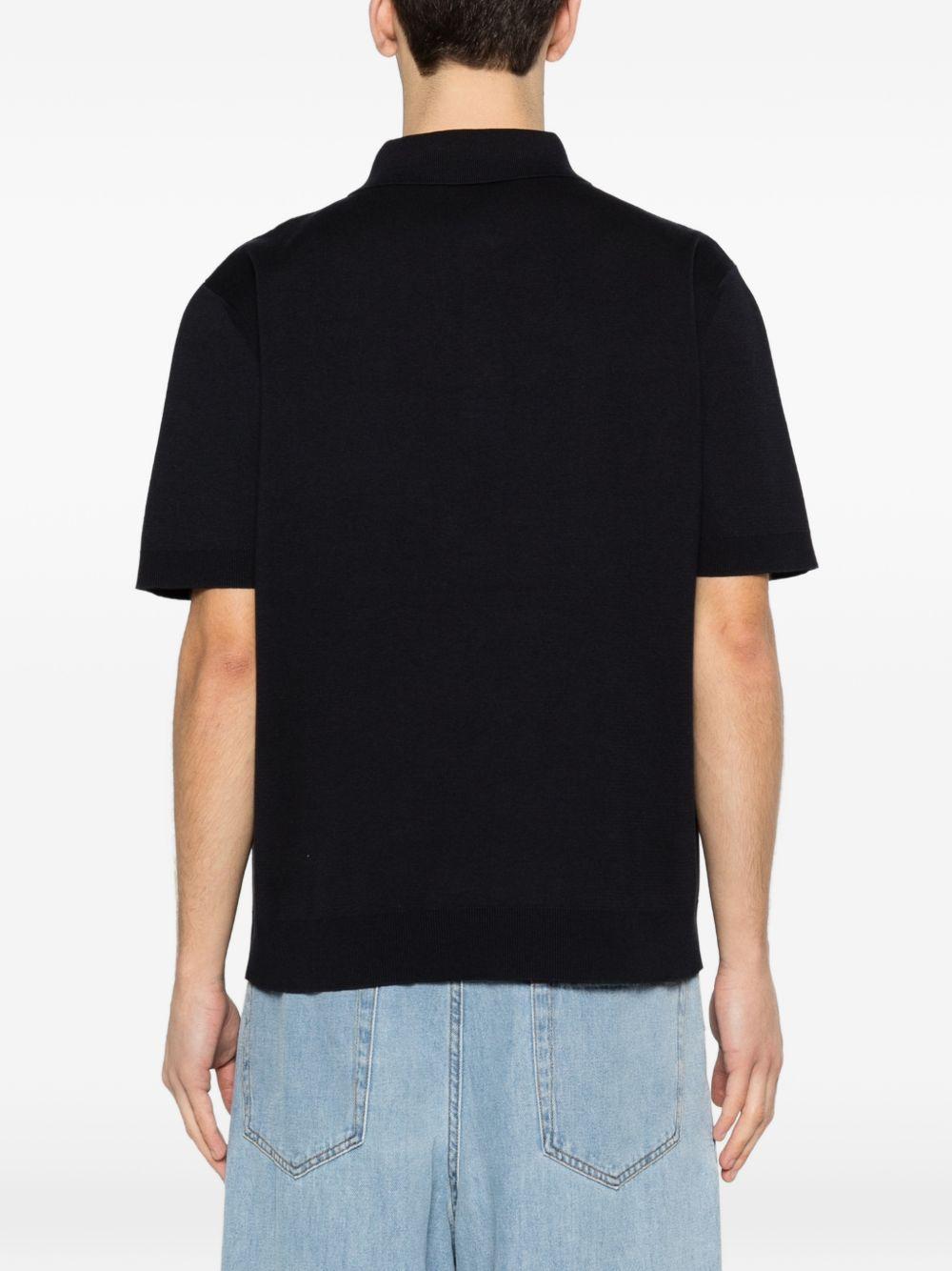 Silk cotton polo shirt with embroidery 853378 XKFDL4255 GUCCI