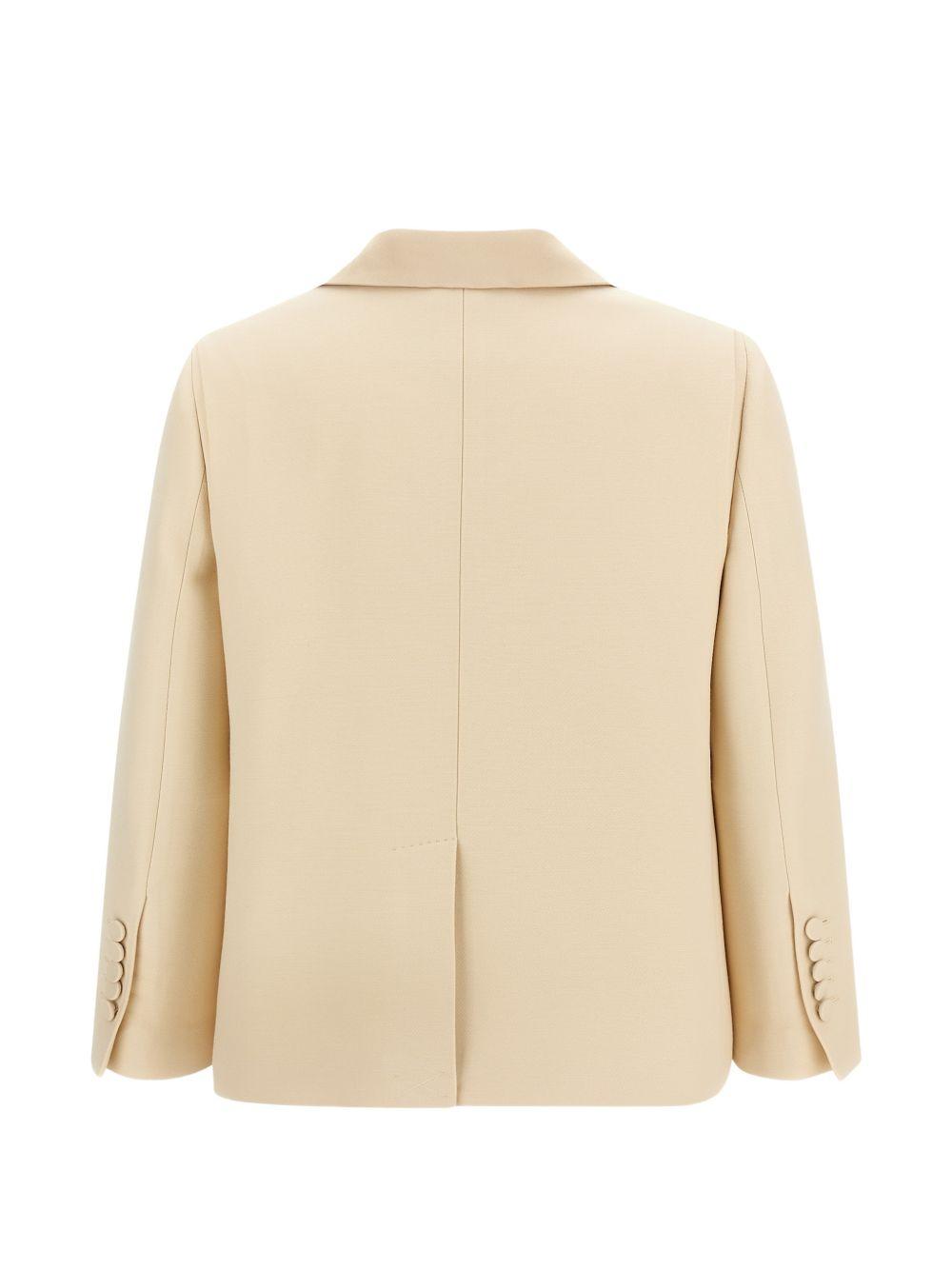 double-breasted jacket in wool and silk FJ7676 AC4GF1I1G FENDI