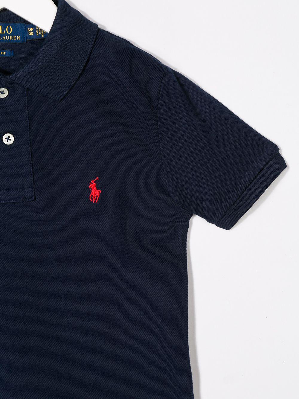 Polo logo polo shirt 323547926004 FRENCHNAVY POLO RALPH LAUREN KIDS