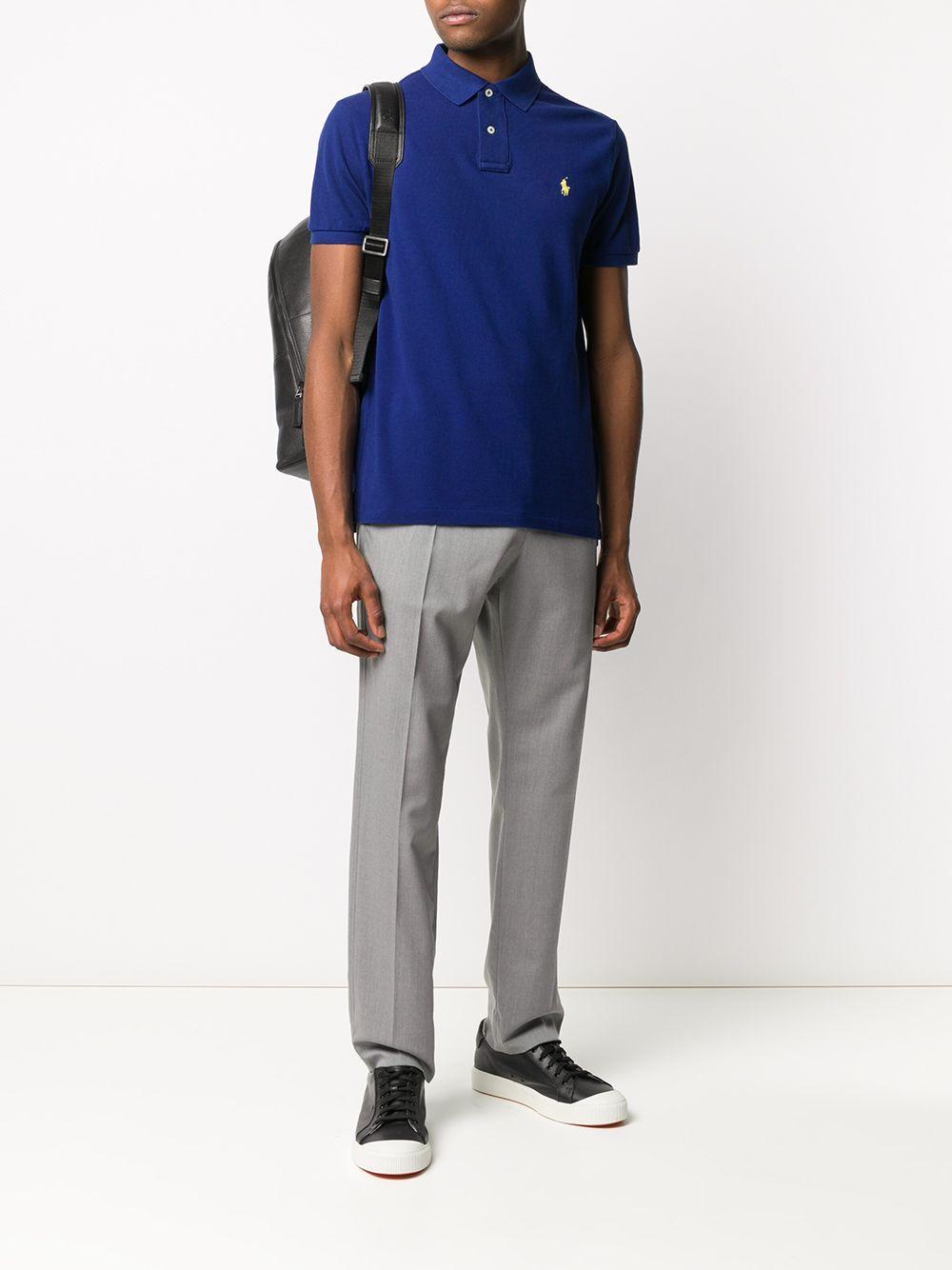Embroidered-logo polo shirt<BR/><BR/><BR/> 710782592009 FALL ROYAL POLO RALPH LAUREN