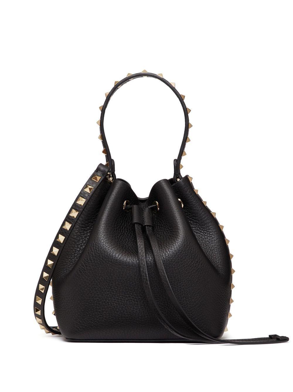 Rockstud bucket bag<BR/><BR/><BR/> 6W2B0L31VSF 0NO VALENTINO GARAVANI