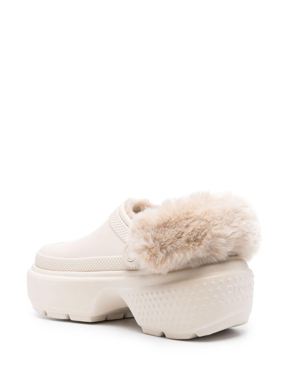 Sabot with fur lining 208546 DKCH CROCS